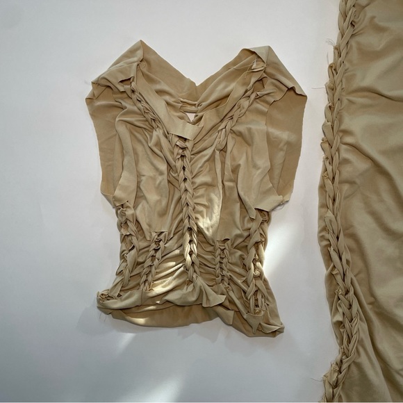 Breadaeshon nude top/maxi skirt set - Picture 3 of 3